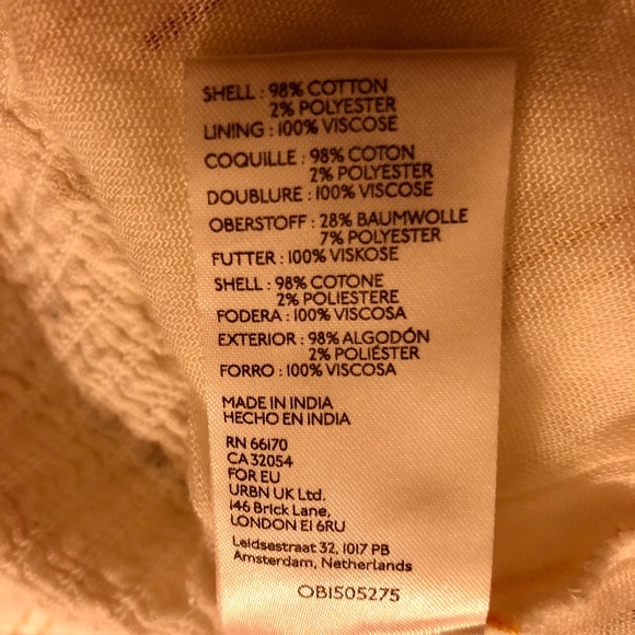 NWT Free People Seratonin Corset Top Ivory (size L) - Picture 12 of 13